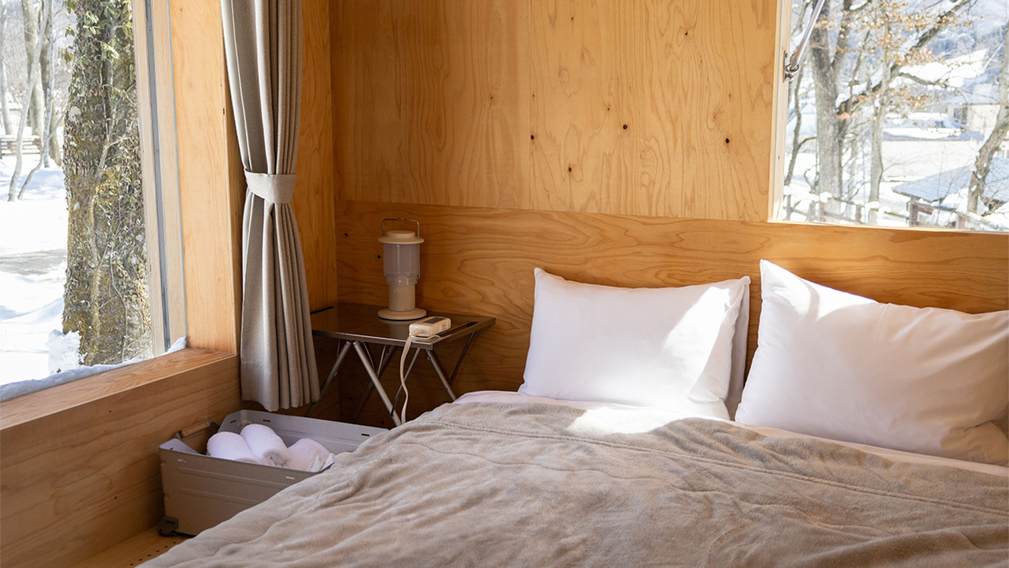 ・【住箱ーJYUBAKOー】アウトドア未経験の方　テントでの宿泊が不安な方におすすめです