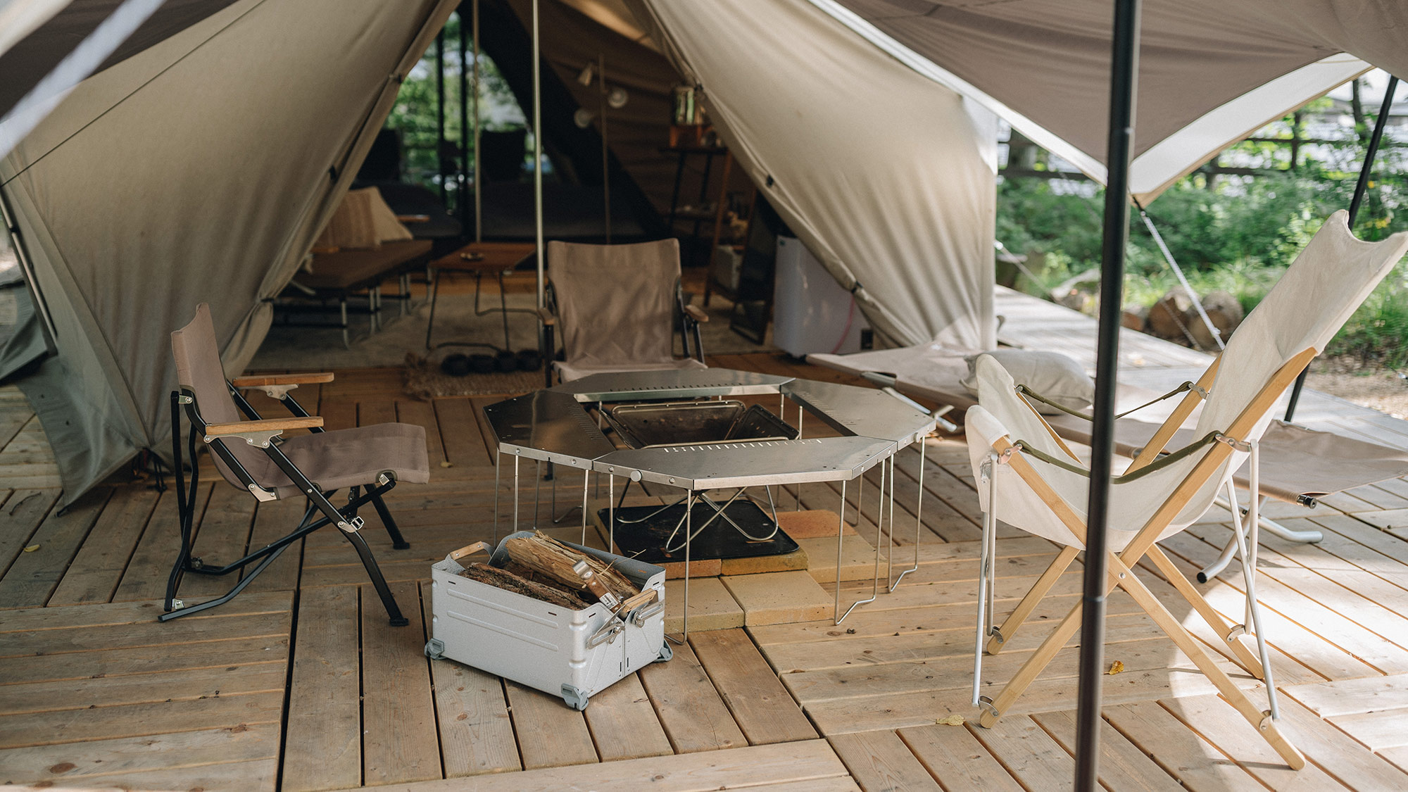 ・【Tent Suite Glamberg】大人3名、小学生1名までご宿泊可能です