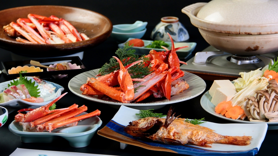 春の新鮮を味わう！香住ガニ+のどぐろ焼き☆佐津温泉でゆったりと…【1泊2食付】【個室食】