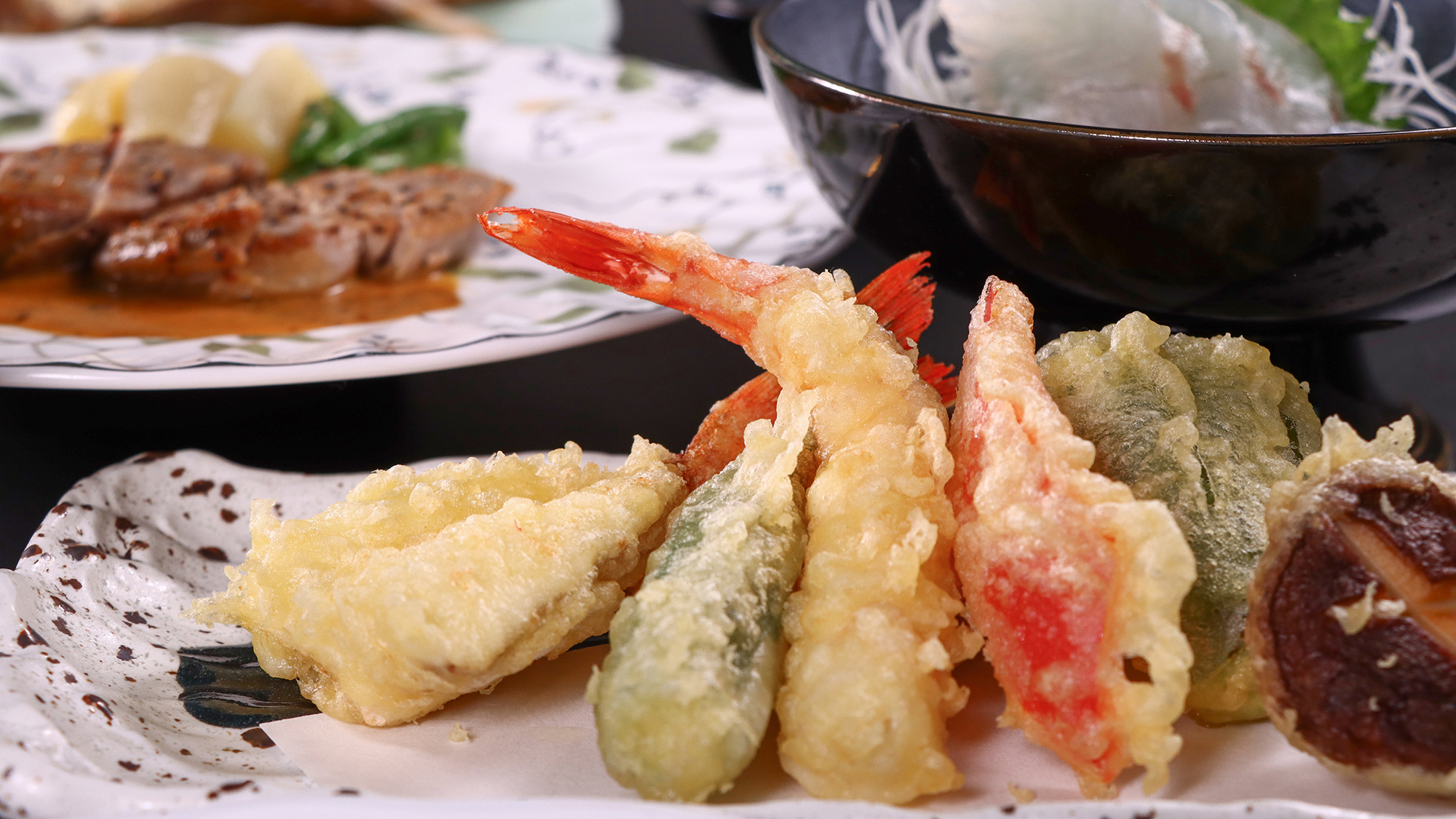 #料理　季節の食材の天ぷら