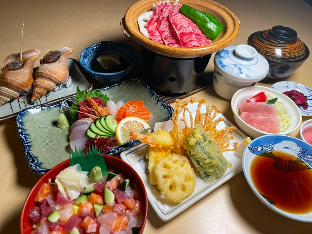 【2食付】★★美味夕食『雅膳』と『朝御膳』お食事＆温泉で満足STAY !!《アップグレード プラン》