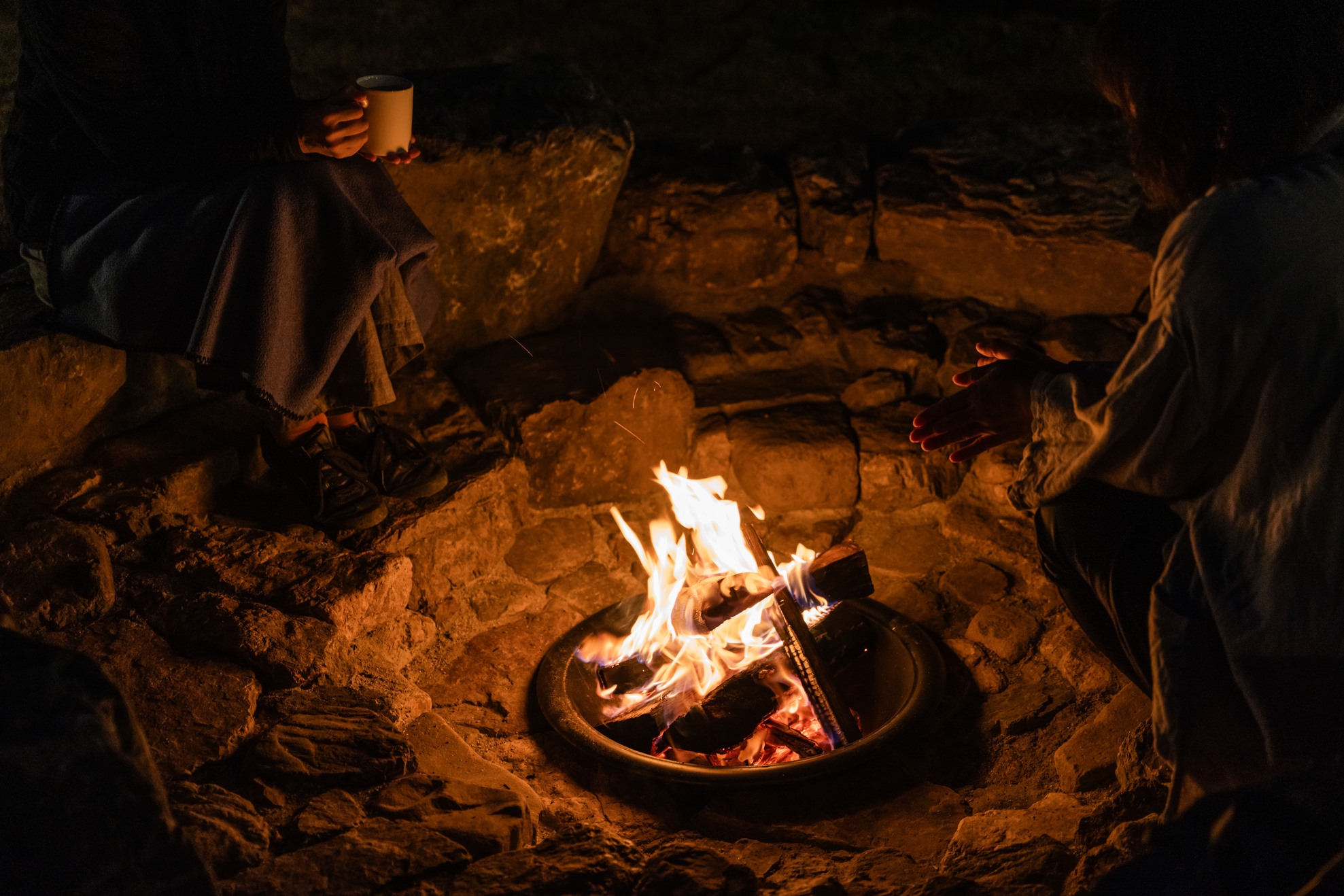 たっぷり語りたい方へ 【焚き火で二次会プラン】