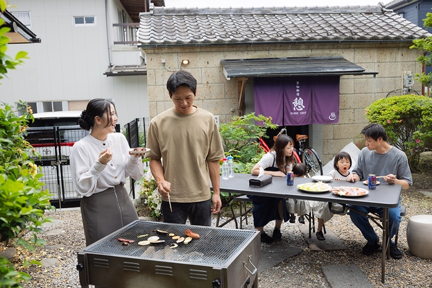 【露天風呂付】【部屋食】お食事プラン　BBQ等3種よりお選び頂けます