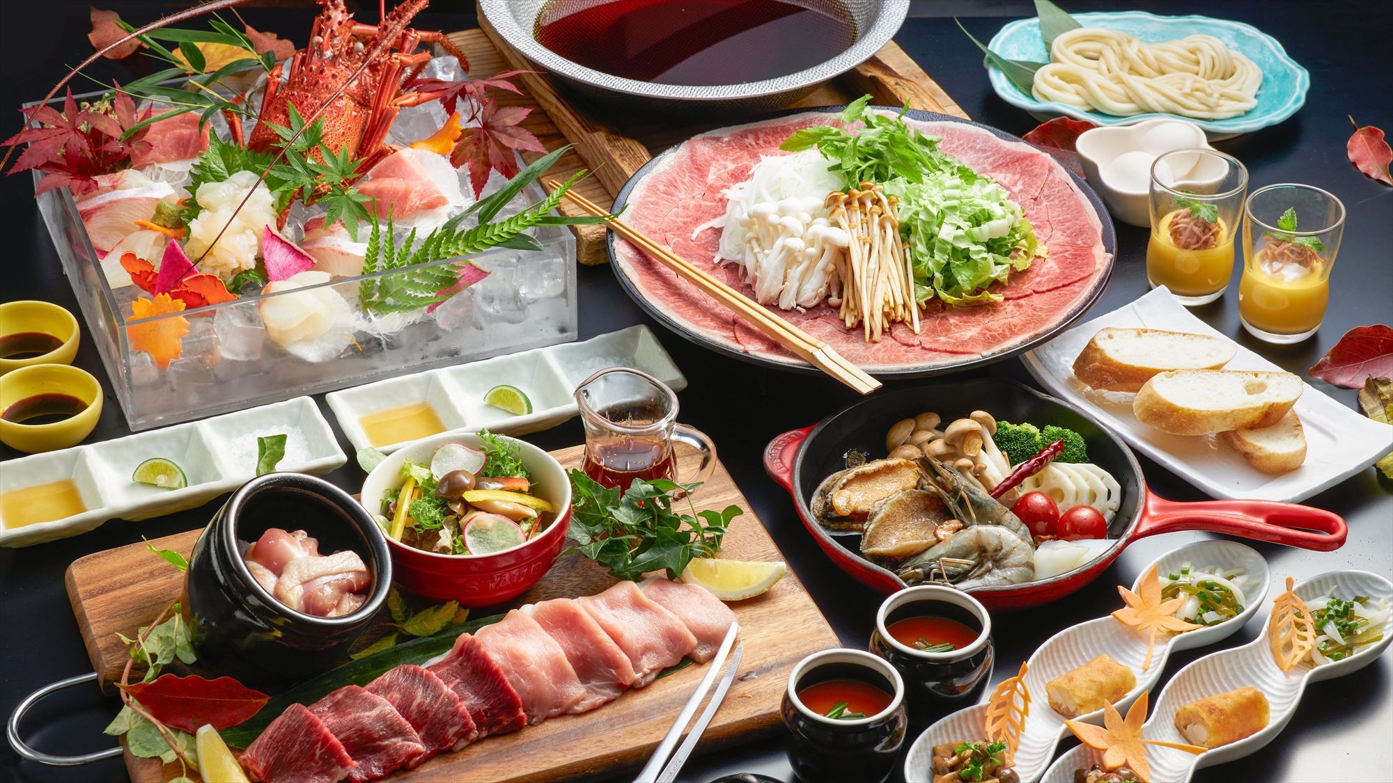 【ワンランクUP・グリル】旬の豪華食材を味わう！テラスダイナー美食コース