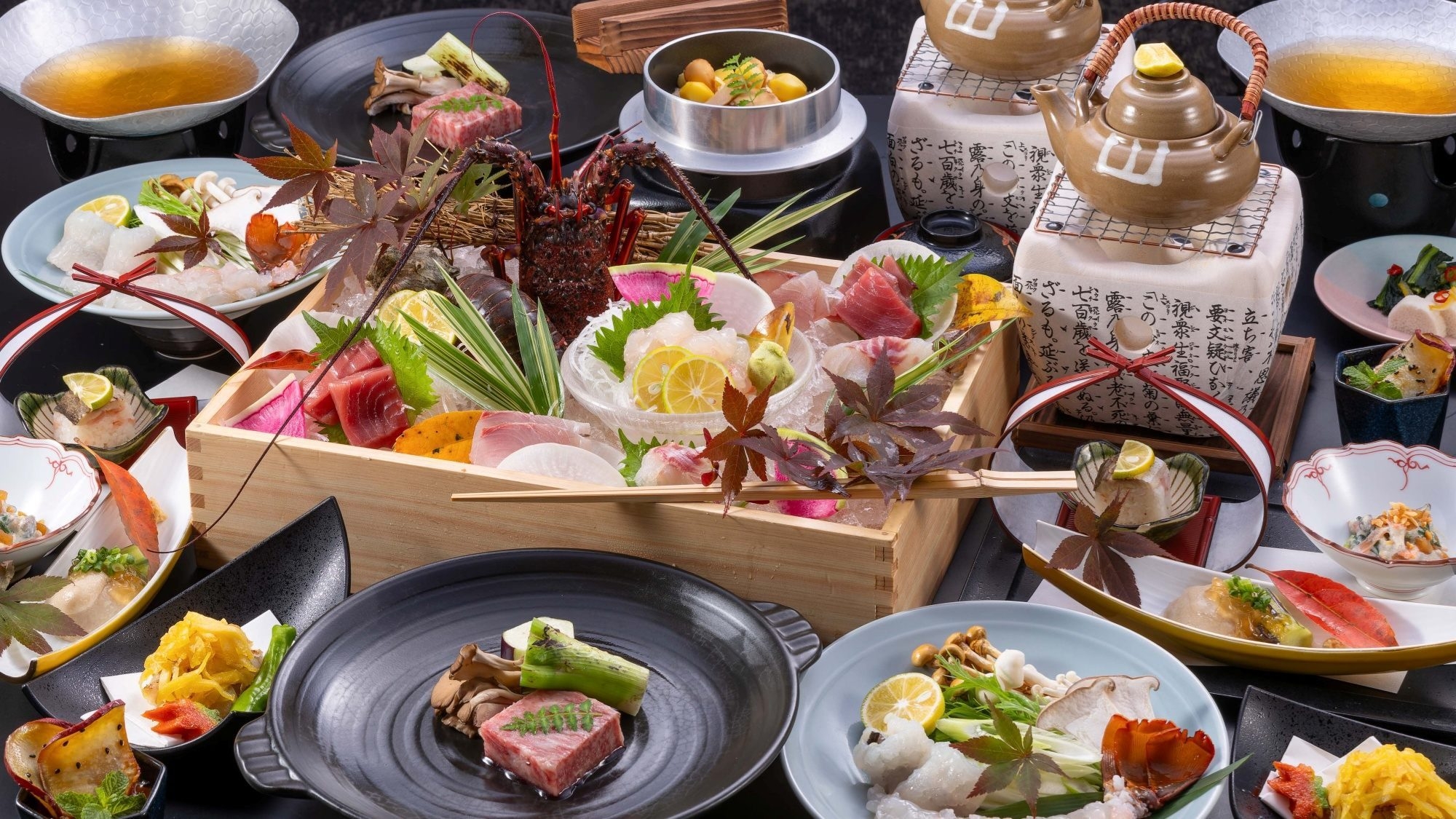 【季節の最上位・和食会席】四季の極上海の幸を贅沢に味わう！和食特上会席