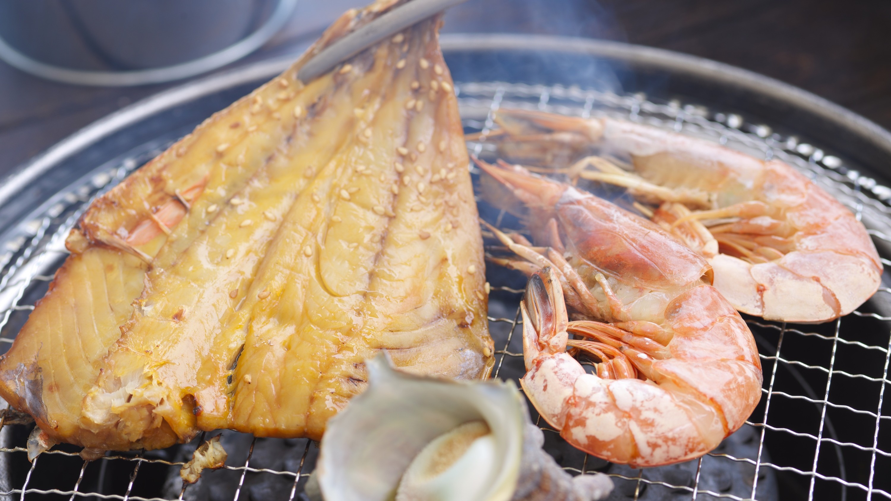 牡蠣焼き魚市イメージ