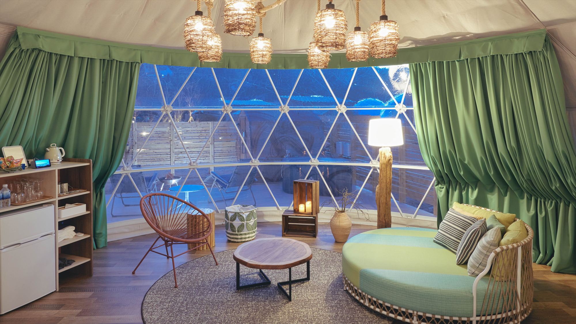 GRAX sauna yard/バレルサウナ付きのお部屋。温度調整可能な冷たい水風呂も完備。