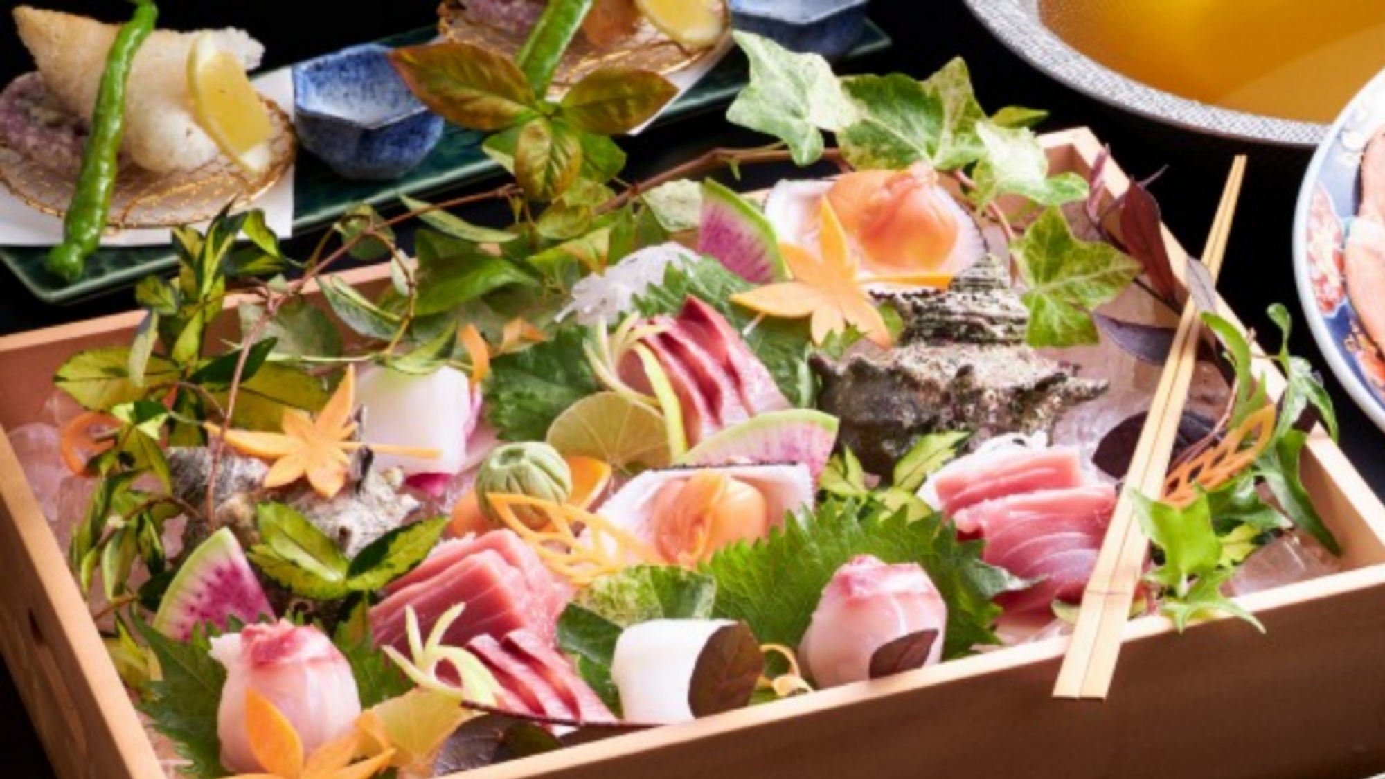 鮮魚のお造り玉手箱