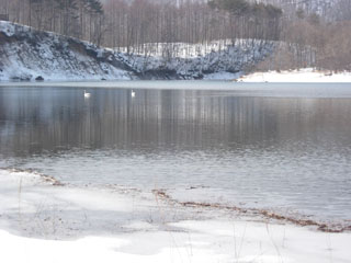 冬の羽鳥湖