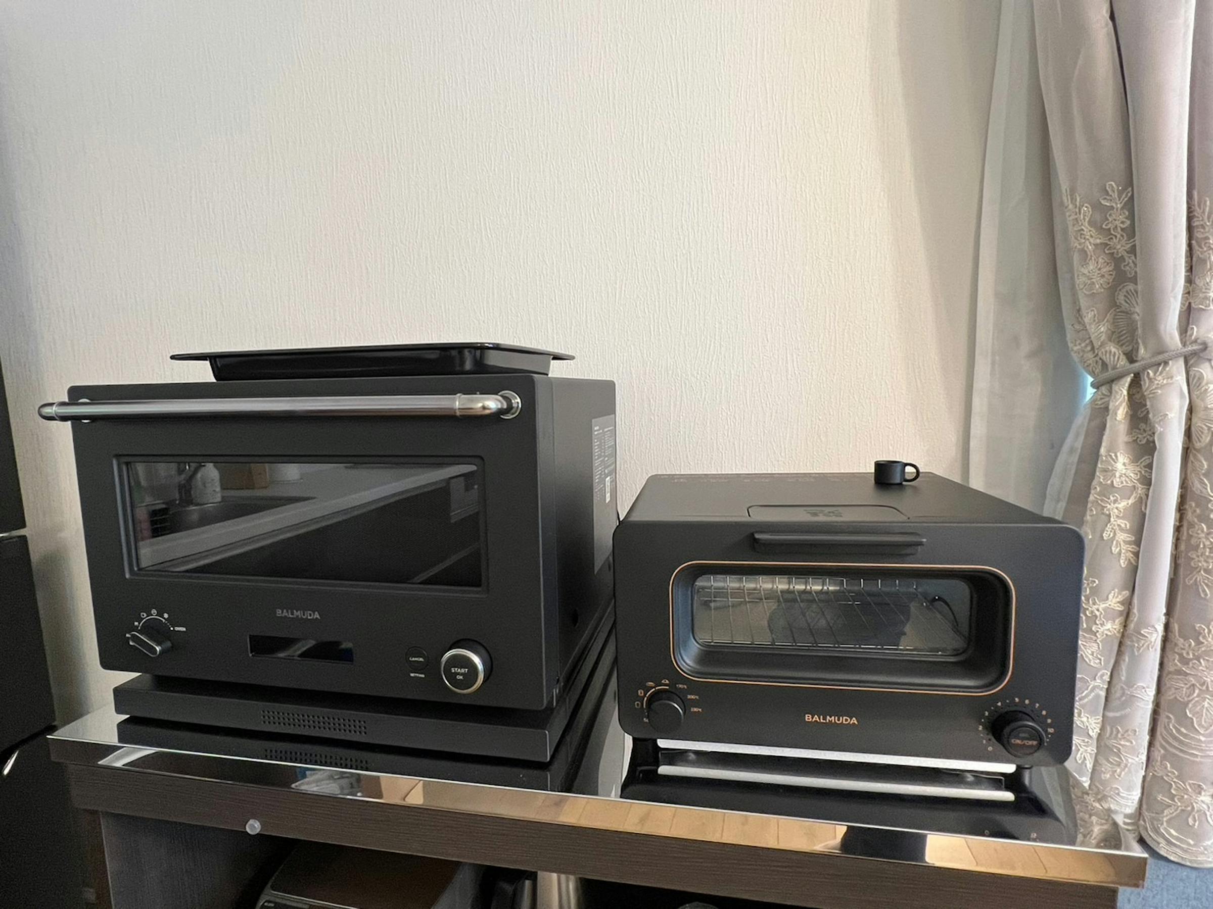 バルミューダーのトースターとオーブン