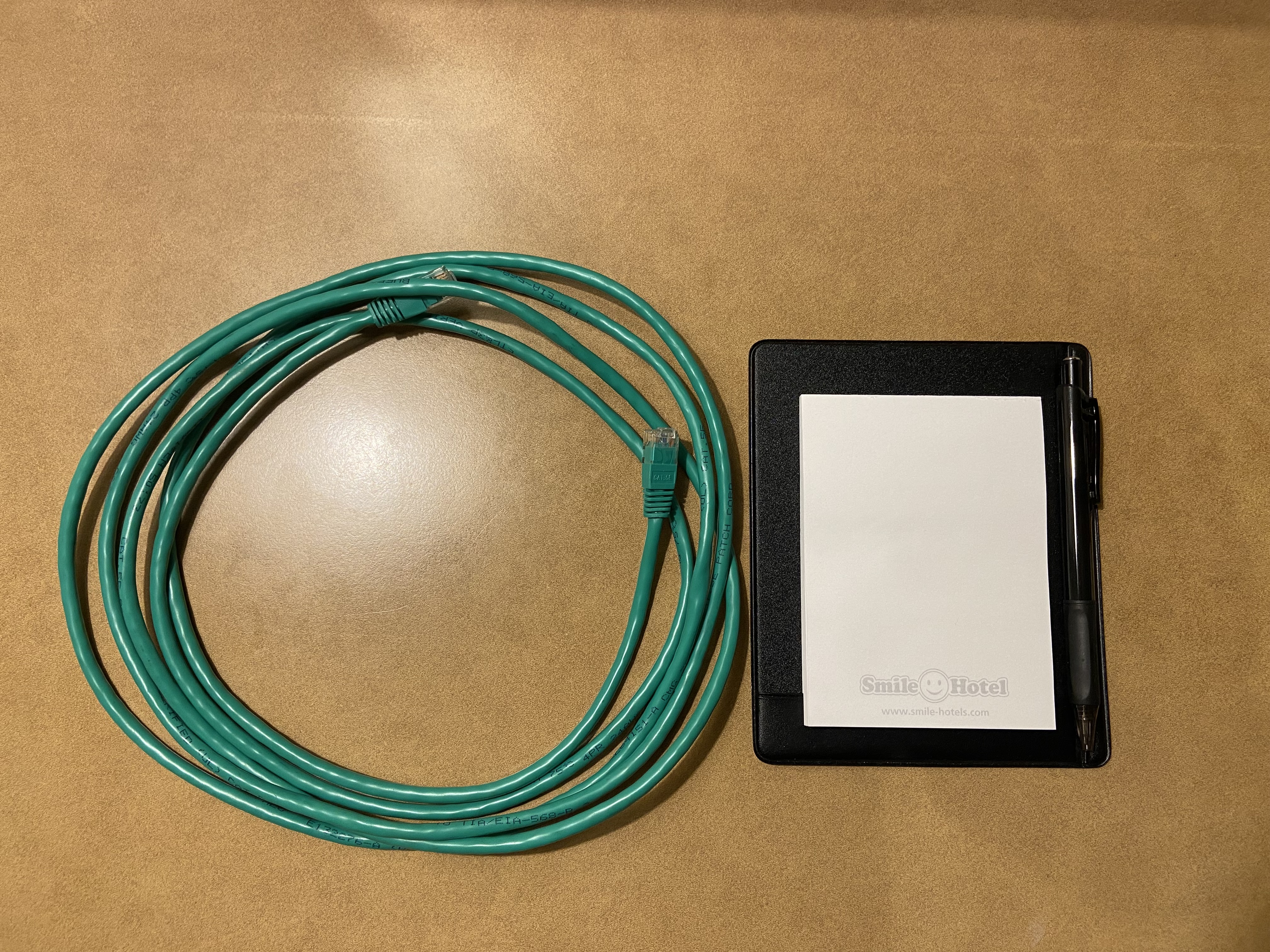 LANケーブル・メモパッド