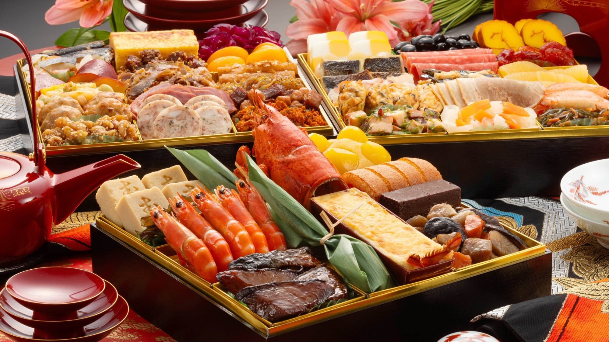 おせち（4名分）＆正月遊び付☆ご家族・グループで迎える笑顔あふれる新年（2泊3日）（夕朝食付き）