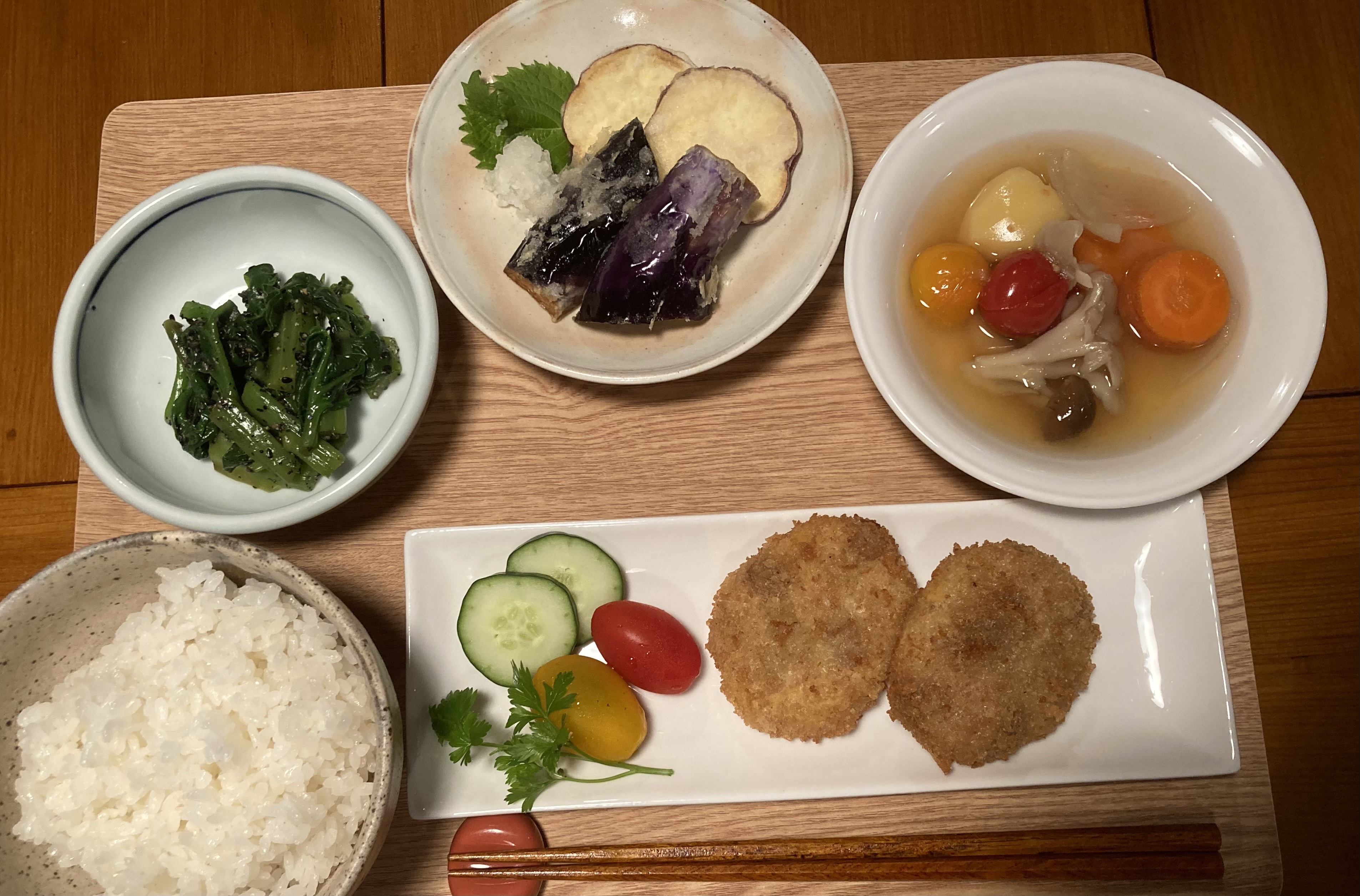 一汁三菜の日替わり定食7