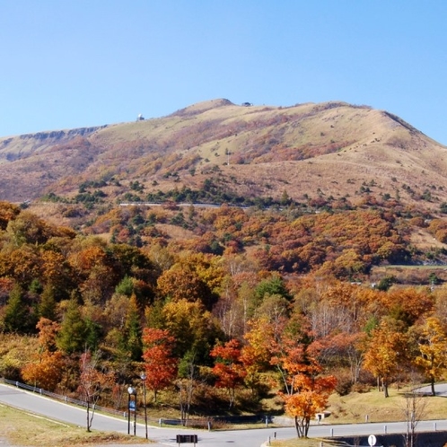 秋の車山高原周辺の景色