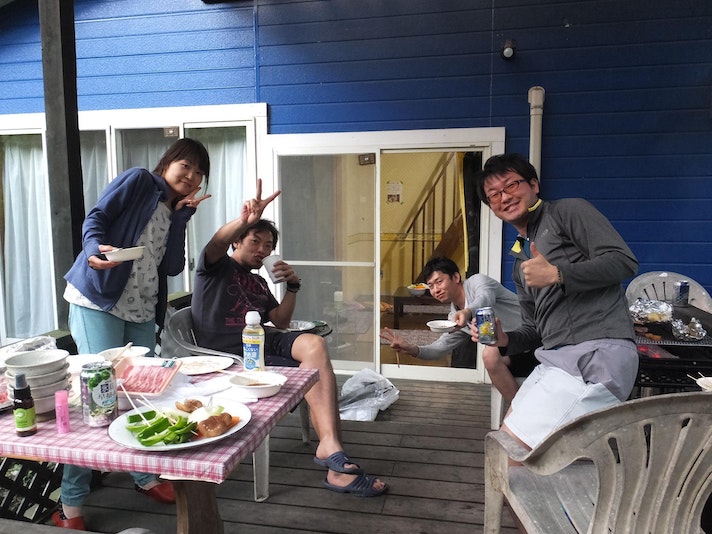 楽しいBBQです