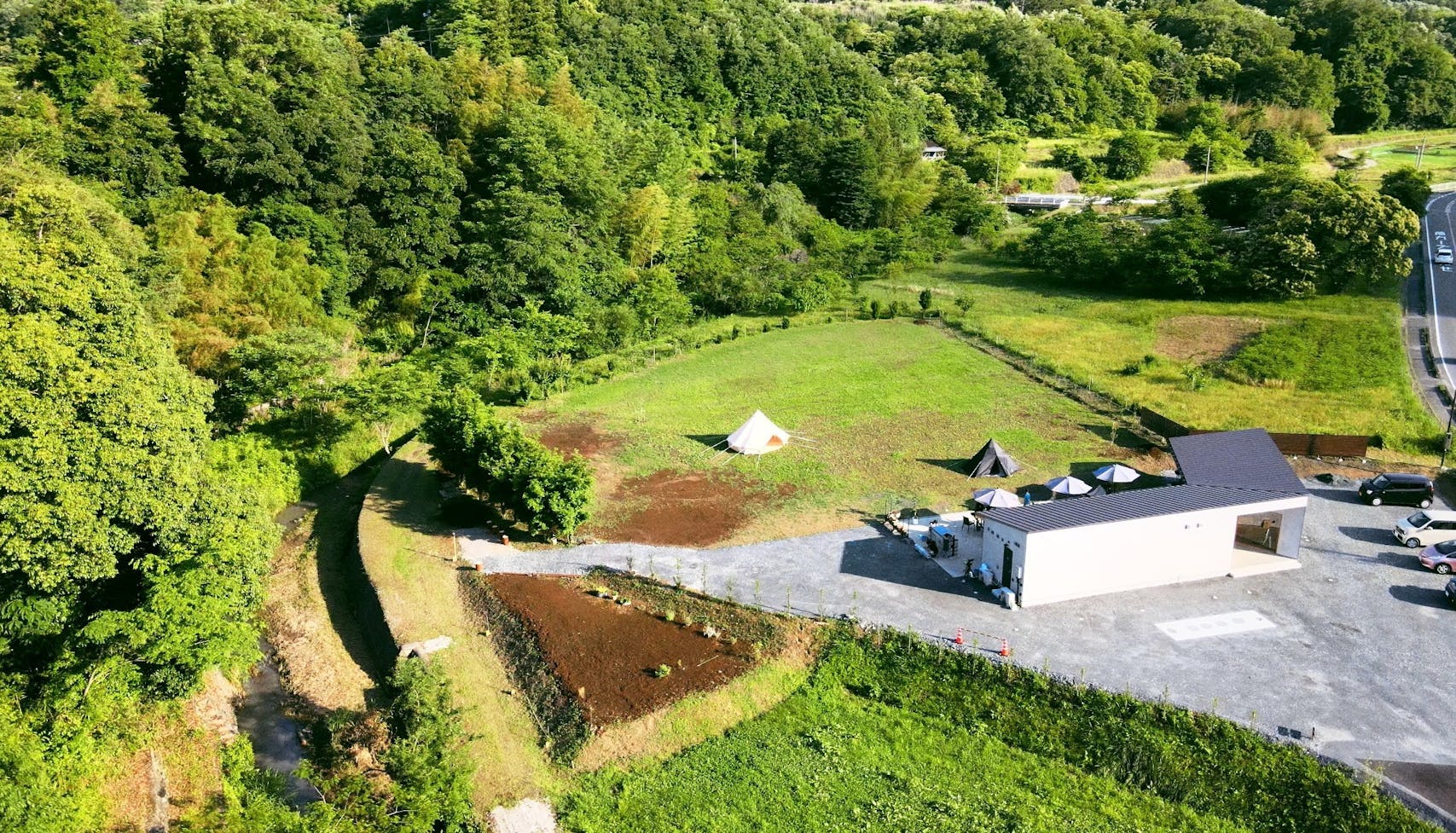 キャンプ場全景