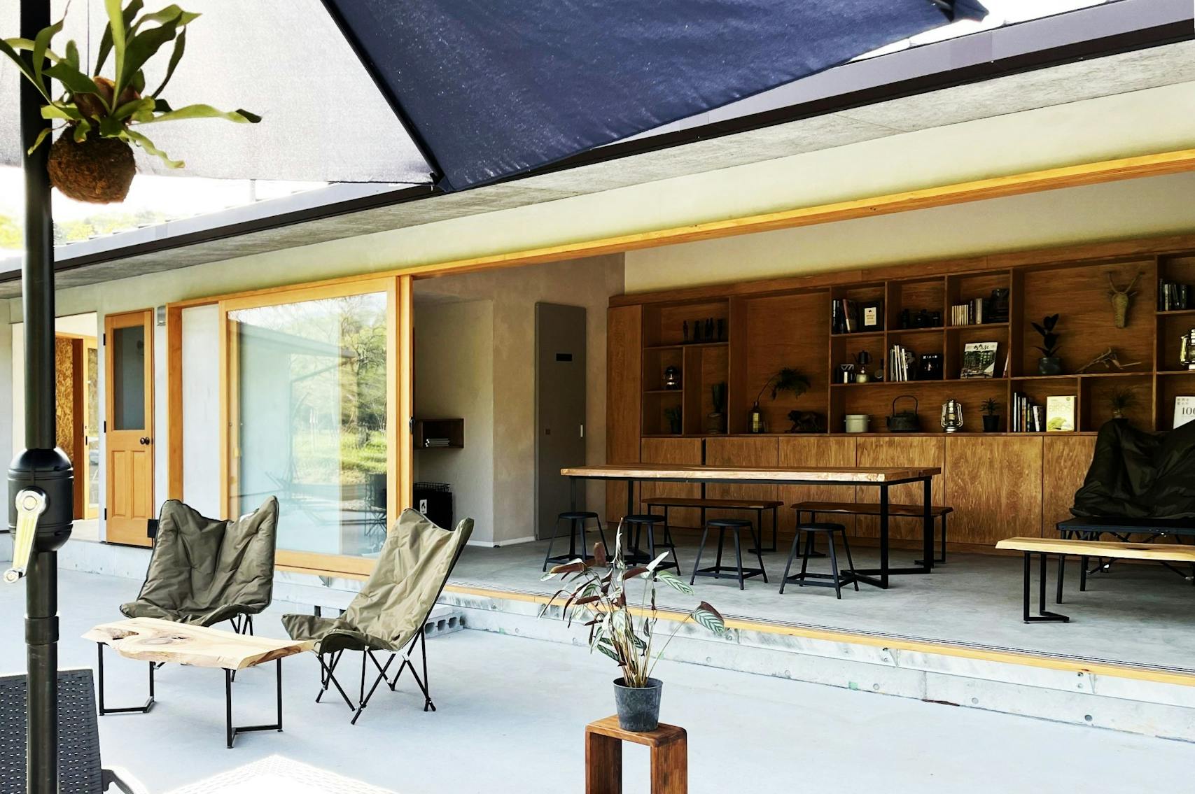 カフェとテラス