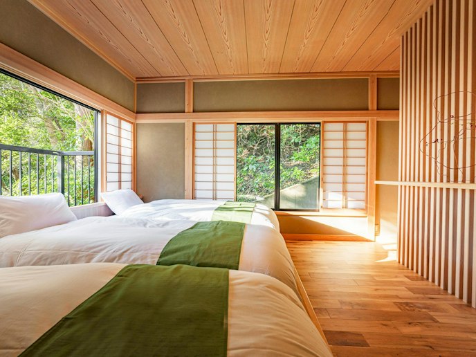・【寝室】ご家族、二世帯など様々なご旅行形態に対応しております