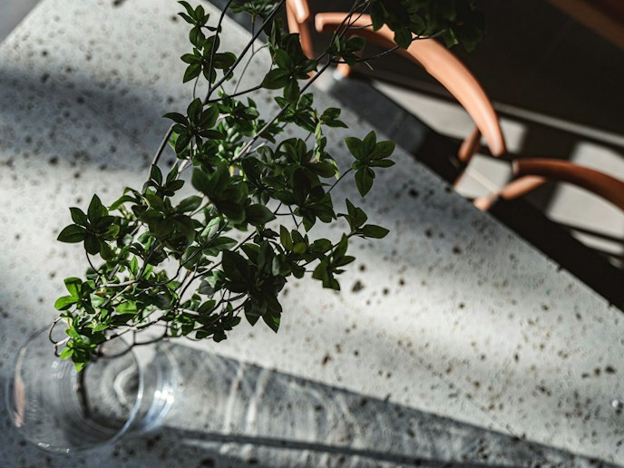 ・【インテリア】さりげなく飾られたアレンジメントに心が和みます