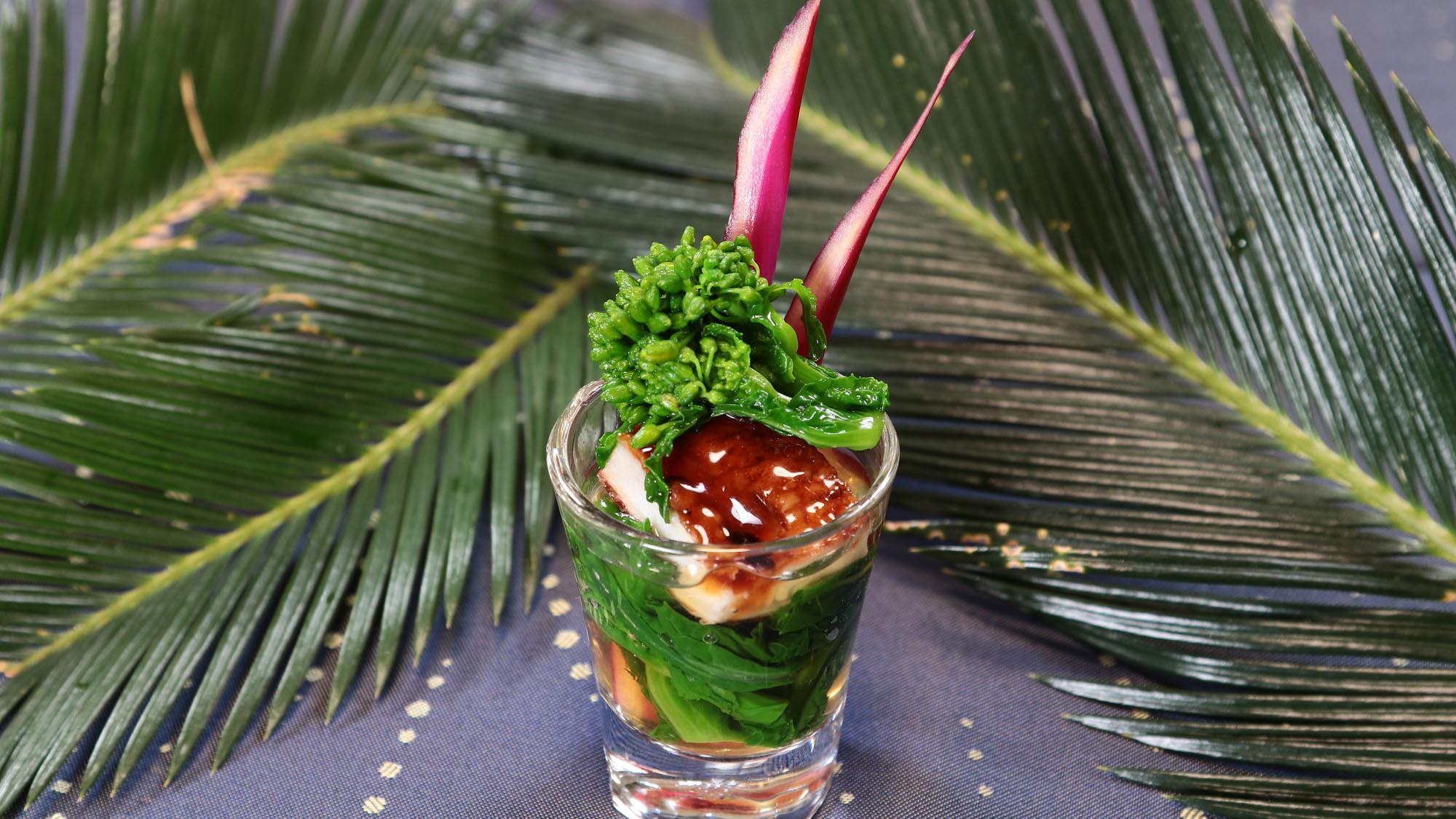 【夕食】酢の物＊鰻とスティックブロッコリー