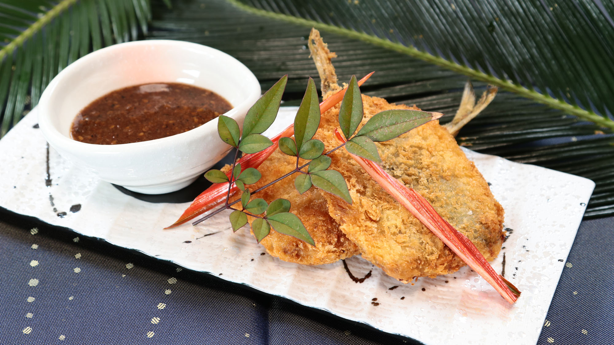 【夕食】揚げ物＊鯵のフライ