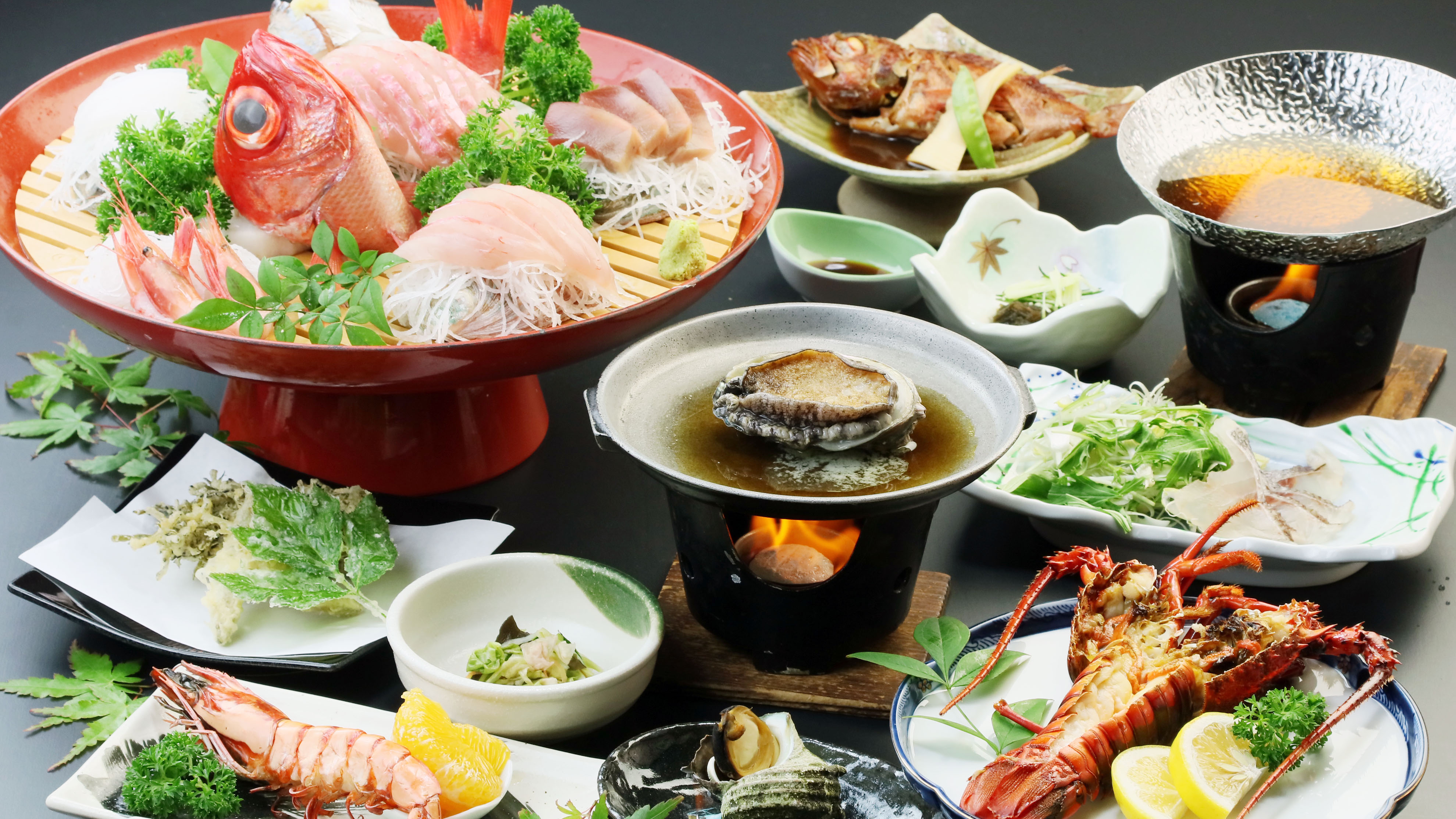 期間限定！デラックスコース◇伊勢海老×鮑