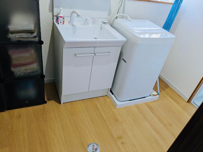洗面台と洗濯機