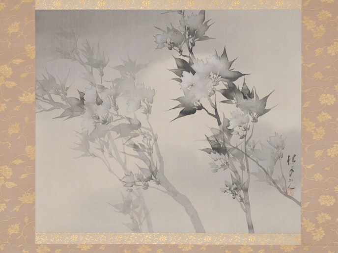 ・【花南理の庭美術館】地元萩出身の松林桂月作「春宵花影」を所蔵