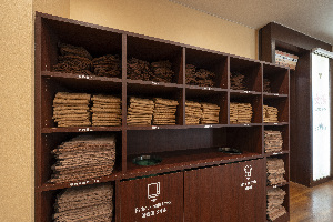 岩盤浴着レンタルコーナー