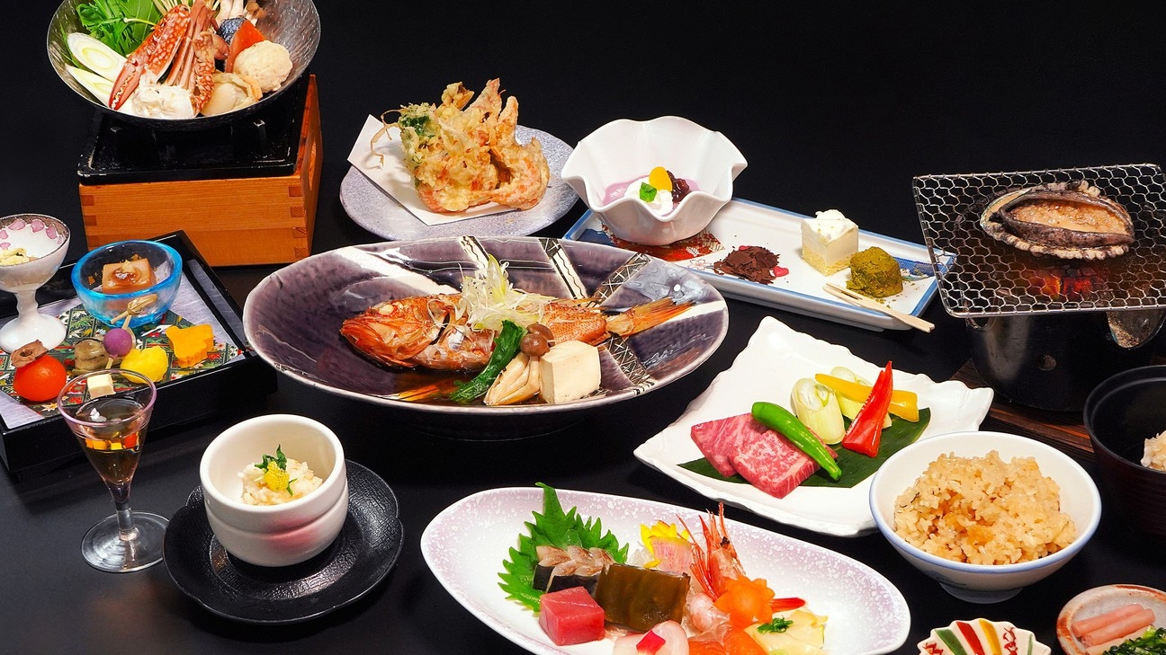 【花乃丸プレミアム】料理長厳選会席『匠』＆露天風呂付客室で温泉三昧☆ご家族・カップルにお薦め