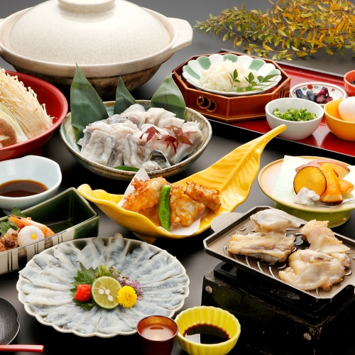 【日帰り昼食】「とらふぐ」尽くしの『花福御膳』