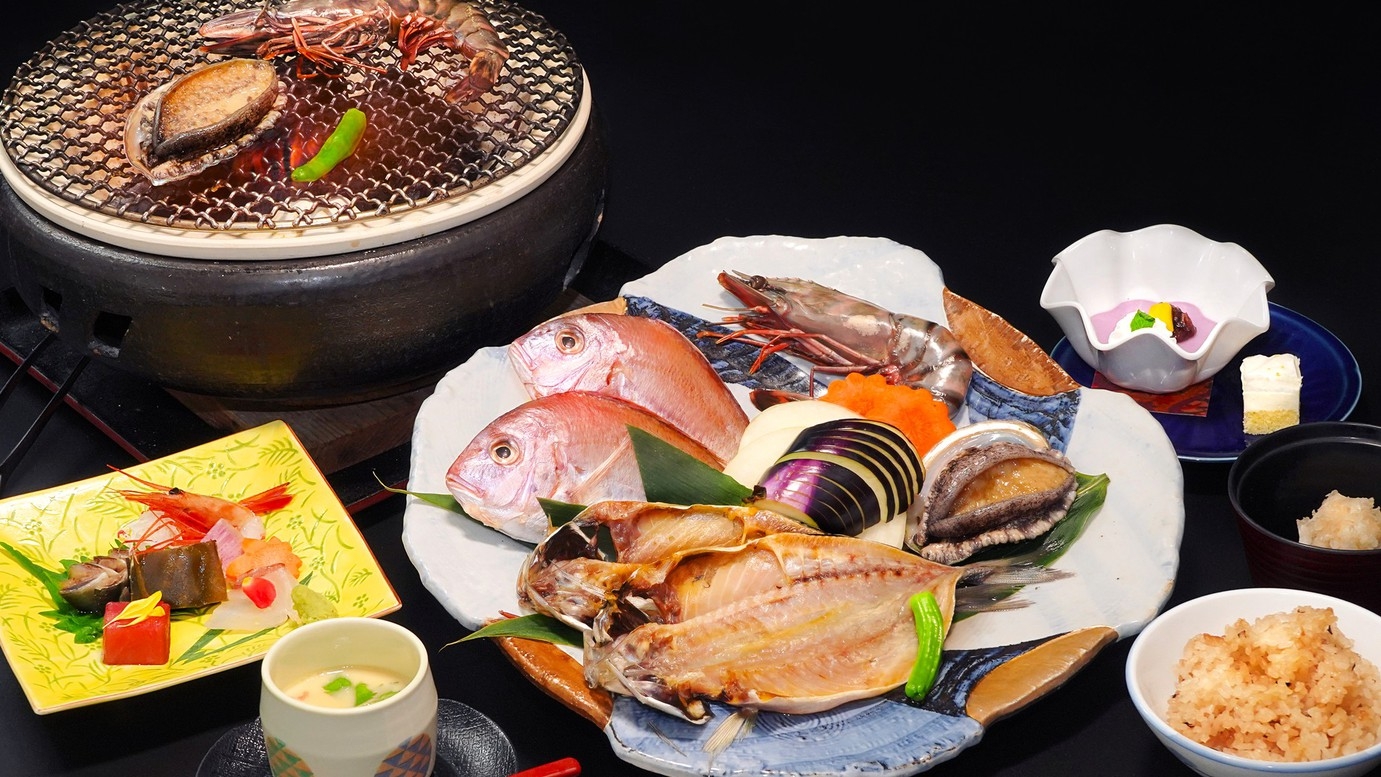 客室休憩５時間＆貸切露天風呂付☆ご昼食グレードアッププラン〜はなやぎＤＸ≪炭火会席≫〜