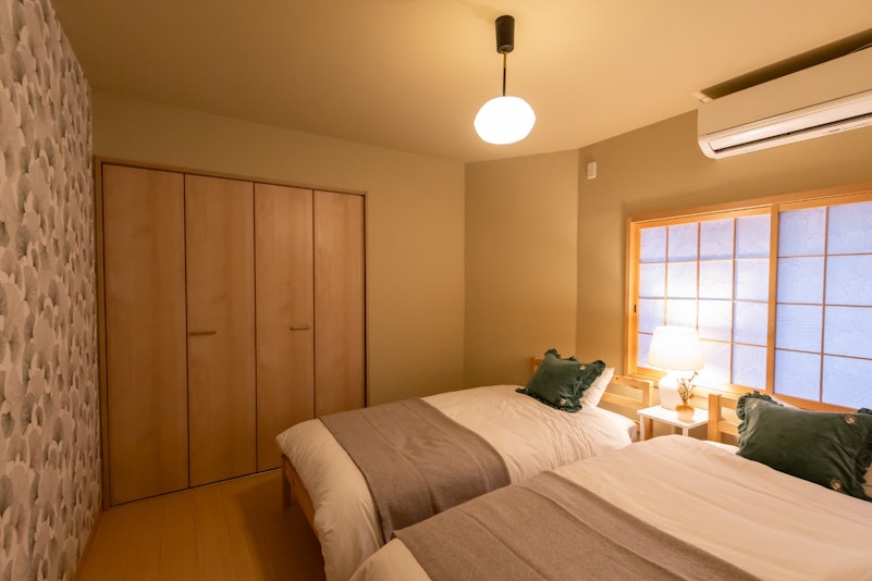 3F Bedroom 1 : Single Bed x2 寝室１: シングルベッドx２