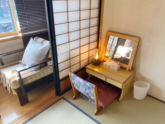 この部屋は押し入れをクロゼットとしてご利用いただけます。