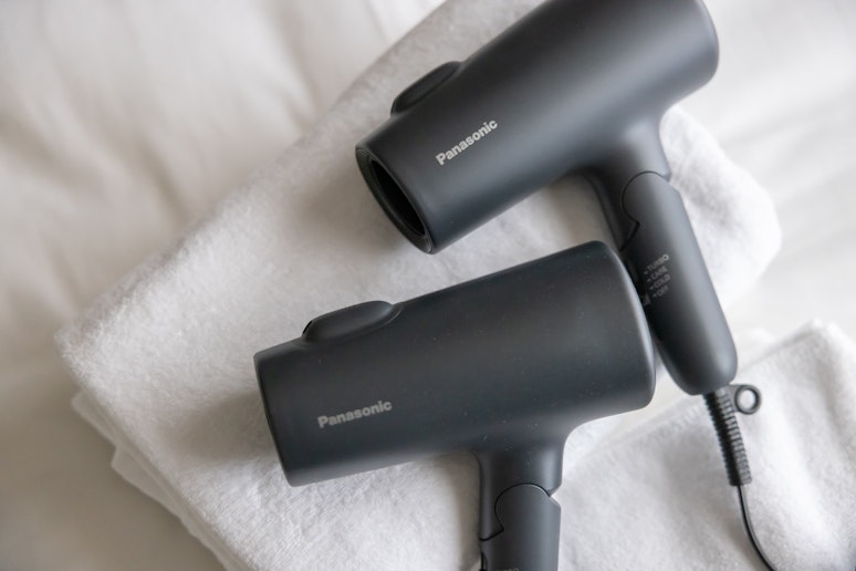 Hair dryer and towels are provided...