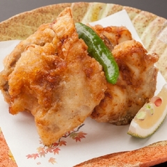 【ふぐフルコース】とらふぐ唐揚げ　一例