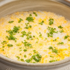 【ふぐフルコース】とらふぐ雑炊　一例