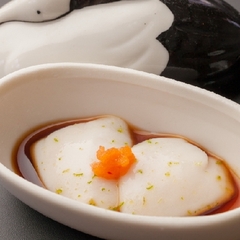 【ふぐフルコース】白子柚子香漬け　一例