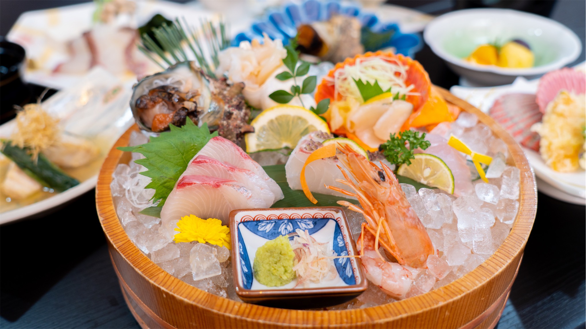 【隠岐牛石焼き×七種桶盛】大人のための贅沢会席＜1泊2食付＞