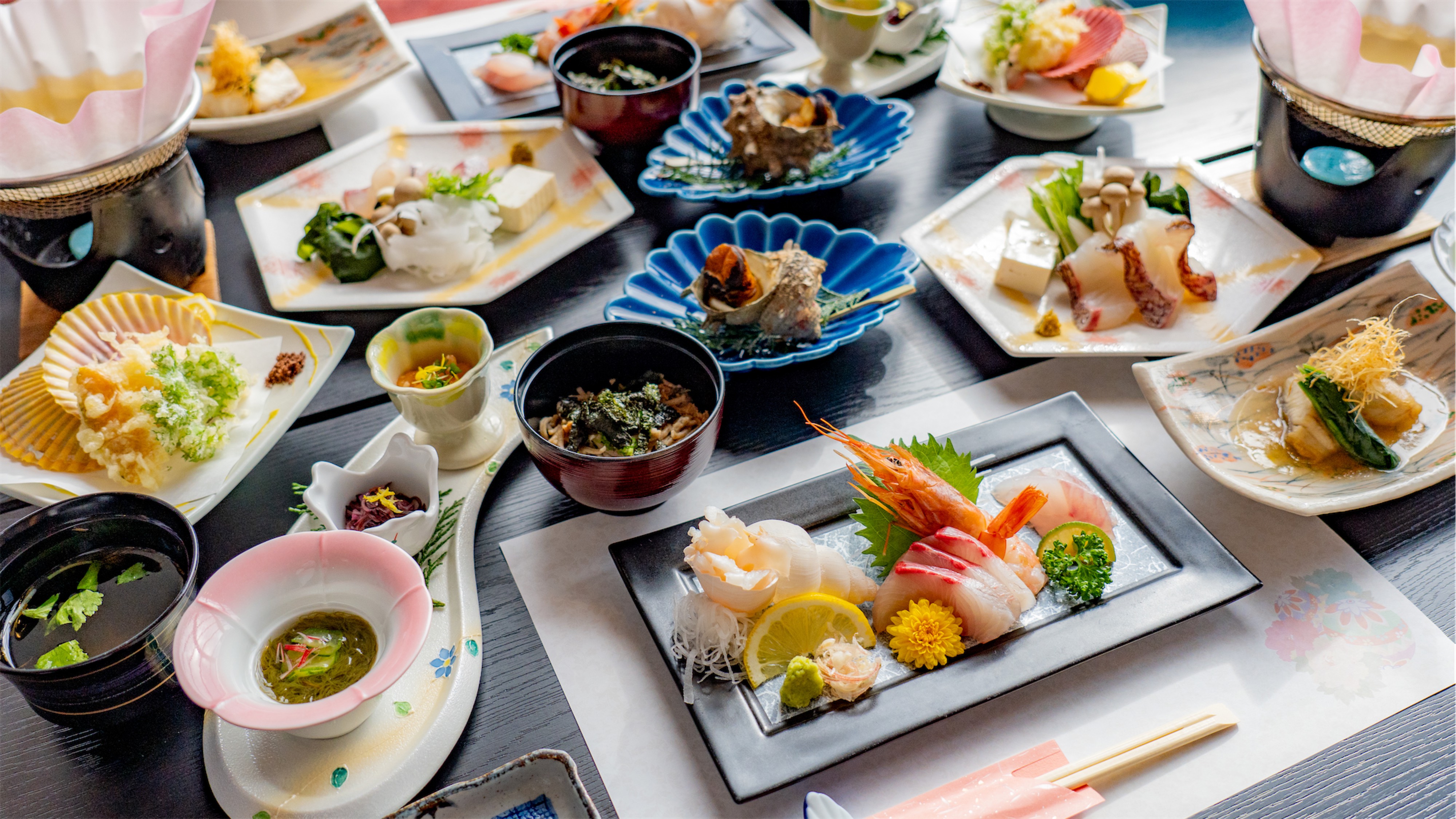 当館スタンダード海鮮会席（一例）