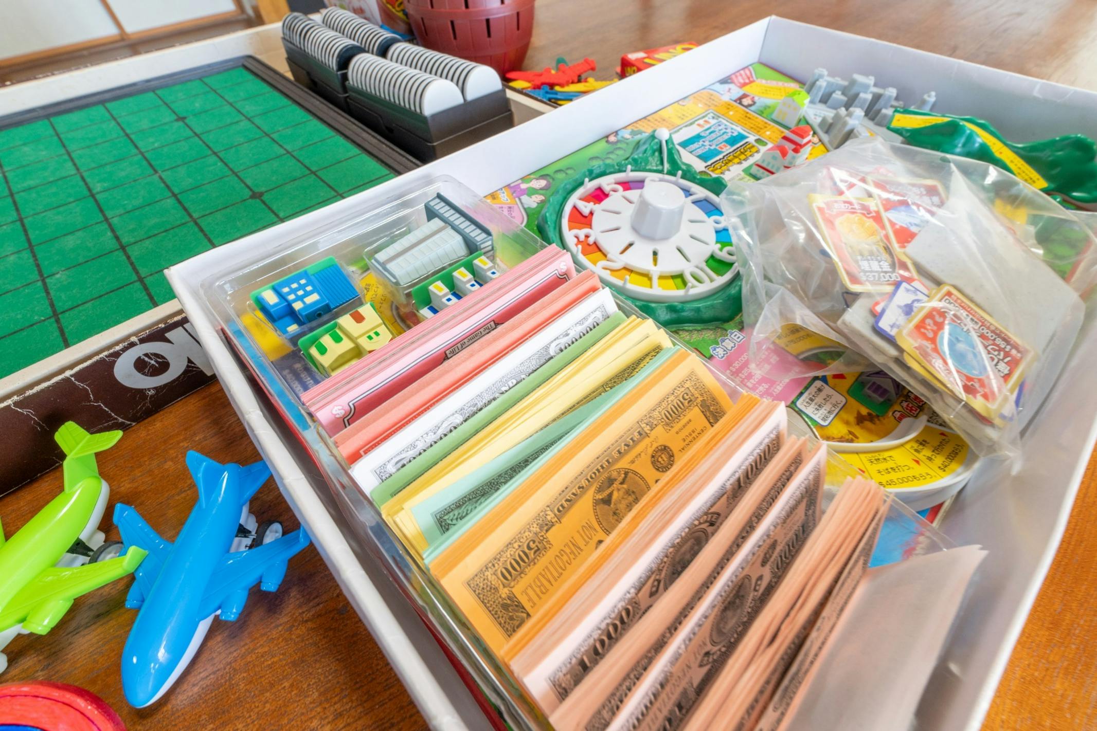 雨の日でも楽しめるボードゲームなど