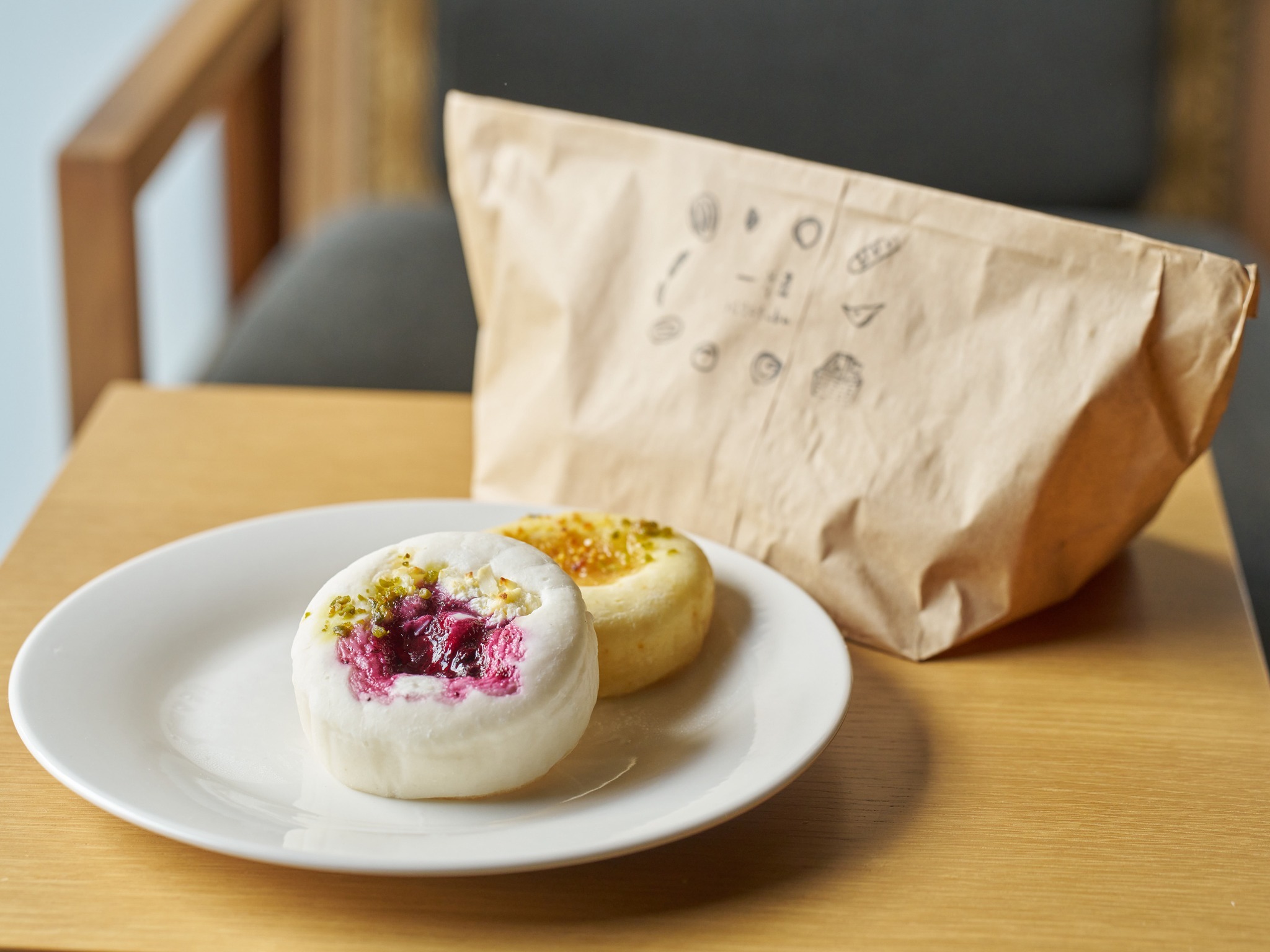 ・【朝食】無農薬でもちふわ触感を楽しめる生米ぱん　心安らぐ朝の時間をのんびりお過ごしください