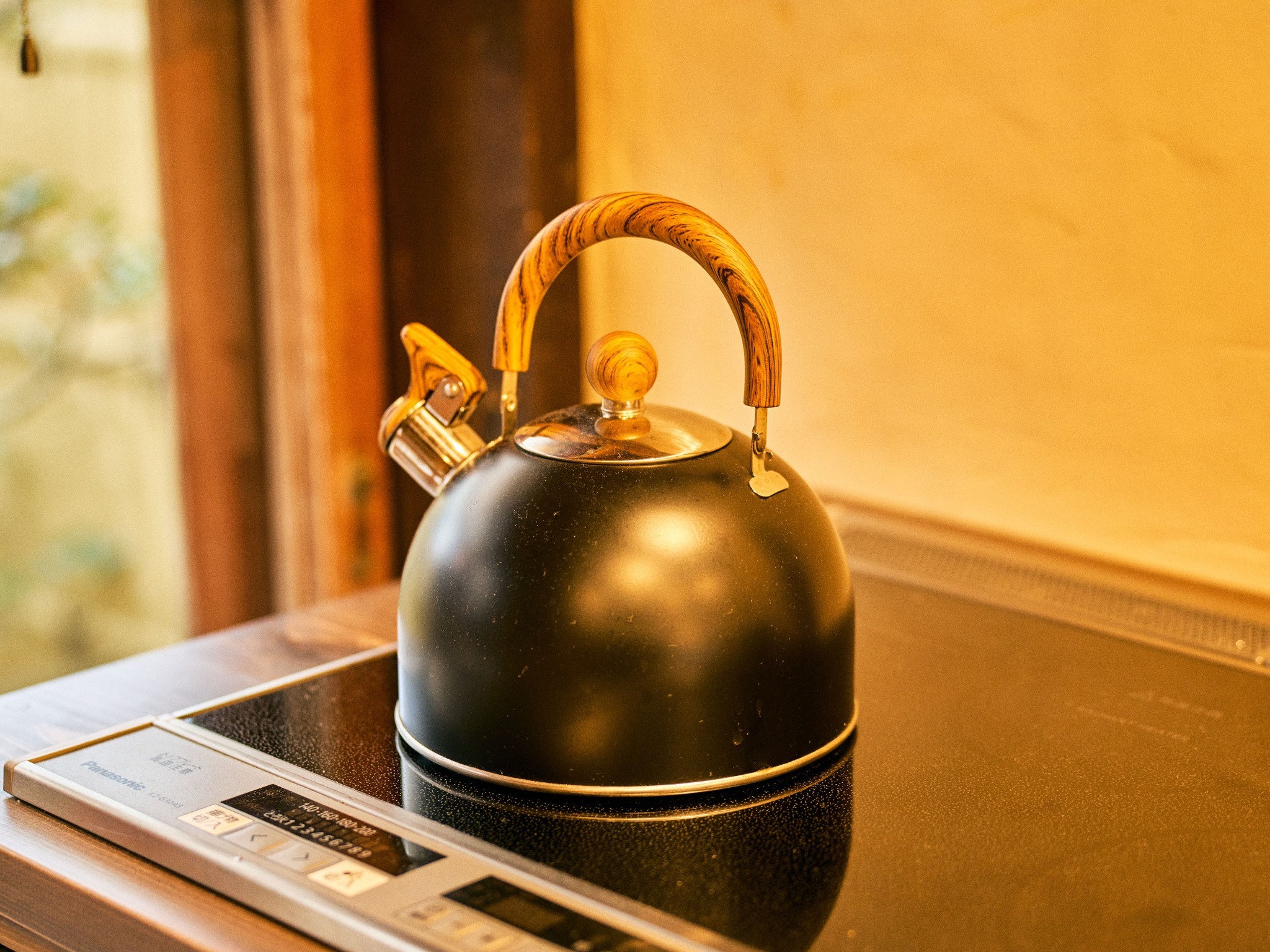 ・【設備】シンプルなやかんをご用意　お茶など様々な用途でご使用ください