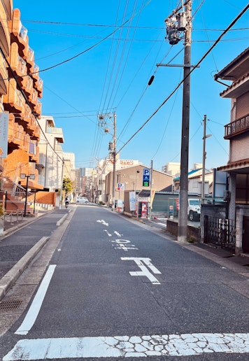 旅館近くの通り