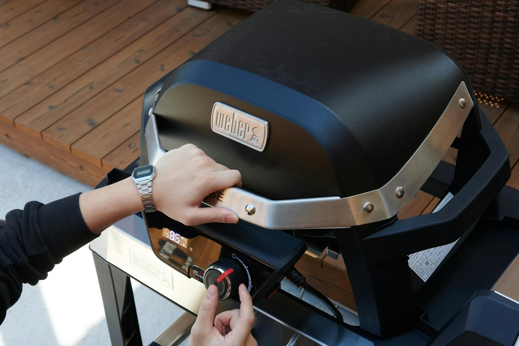 電気ウェーバーグリル Electric Weber BBQ Grill
