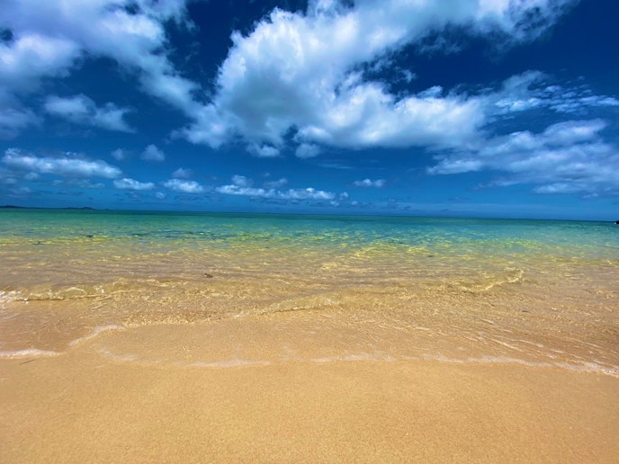 目の前のイトナビーチ