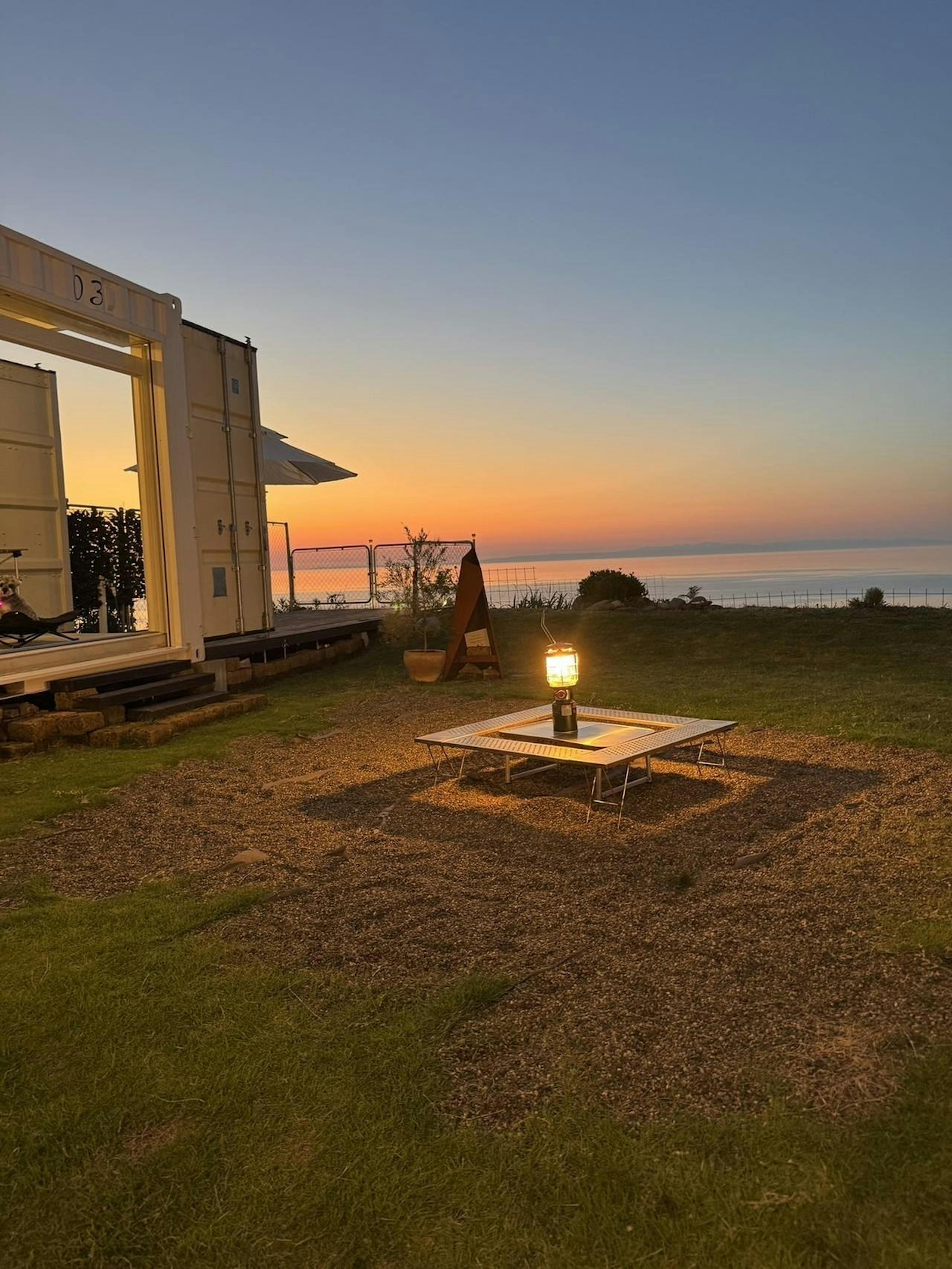 夕陽が沈んだ後のマジックアワー