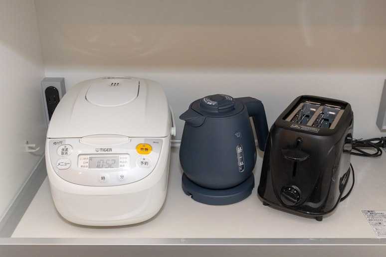 炊飯器、トースター、ケトル