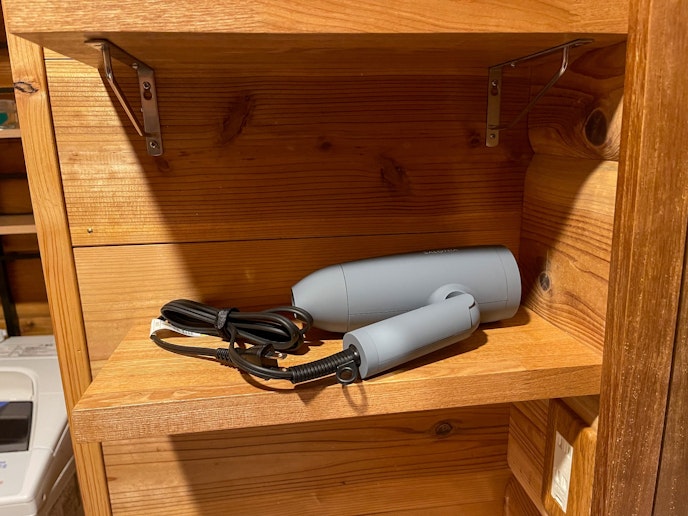 ドライヤーもあります。