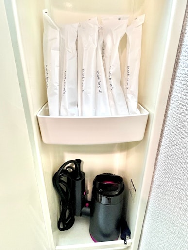 歯ブラシ・ドライヤーあります